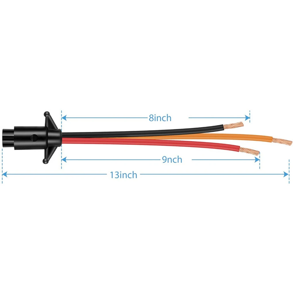 2 enchufes de Motor de arrastre hembra fáciles de instalar, Conector de Motor impermeable de amplia compatibilidad