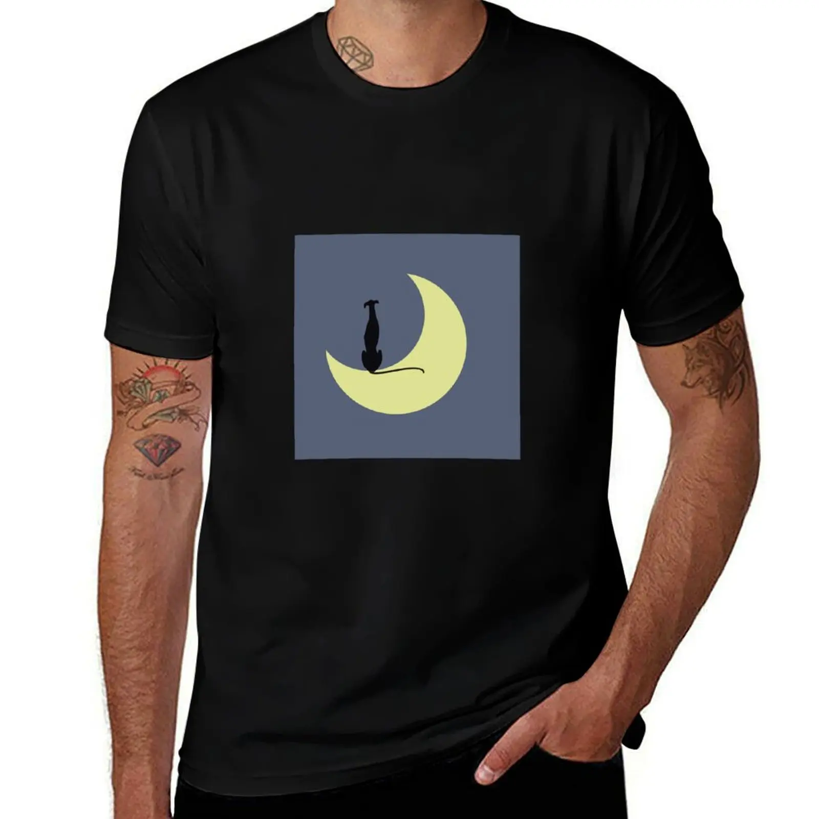 Moonboy sighthound T-Shirt blanks customs design your own clothes for men