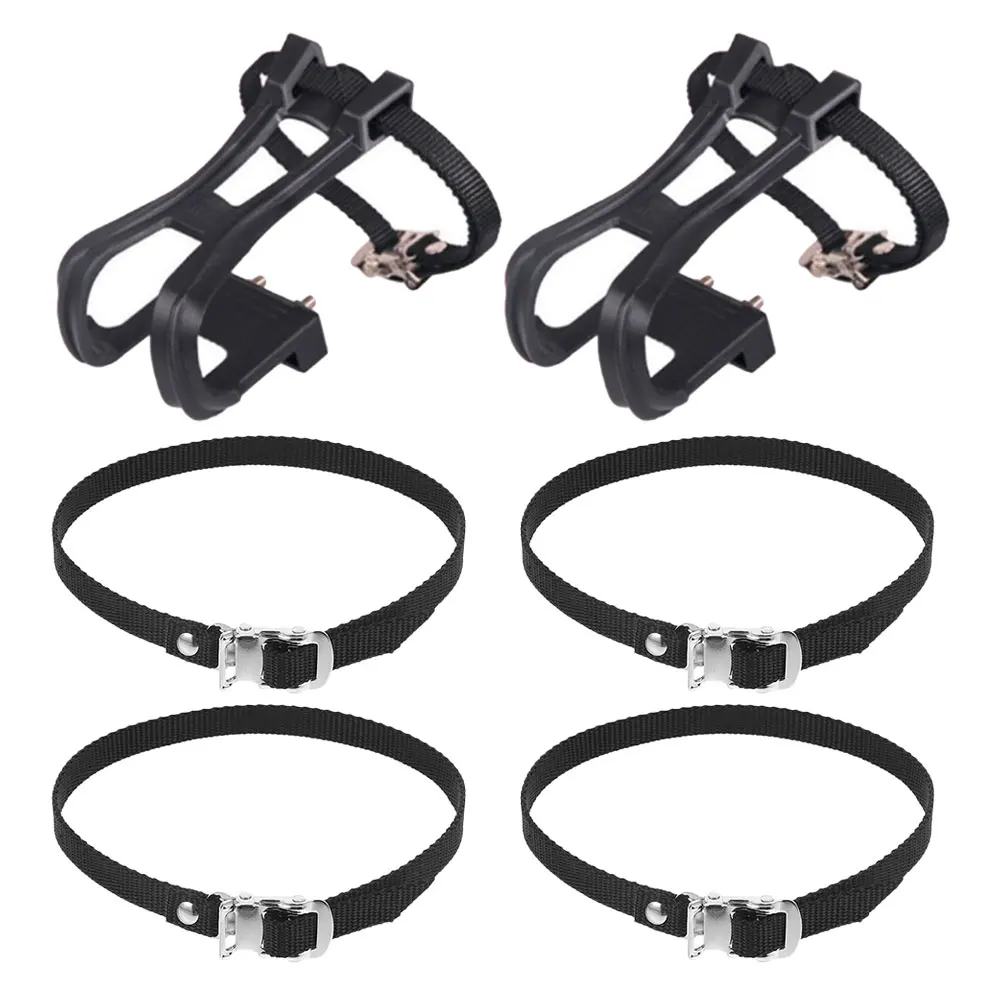 

Toe Clip Professional Toe Cage Convenient Pedal Strap Wear Resistant Bike Strap Bike Accessory Polyester Material Adjustable
