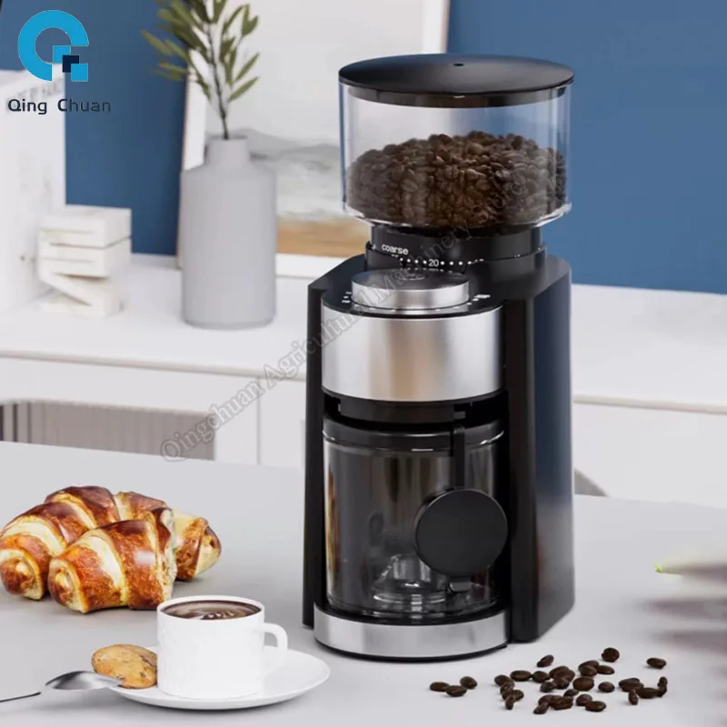 

Coffee grinder small fully automatic adjustable thickness hand brewed Italian coffee bean grinder
