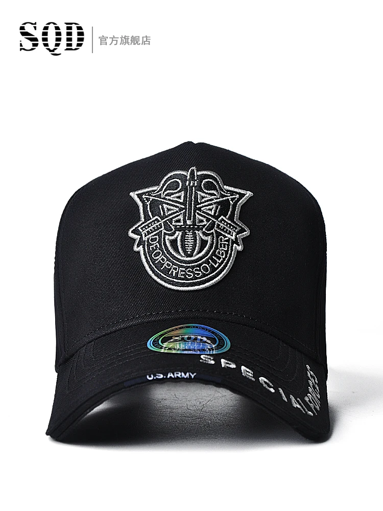65 Big Head Circumstance Korean Edition Trendy New Style Fashionable Embroidered Baseball Hat Casual Duck Tongue Hat Men's Hat
