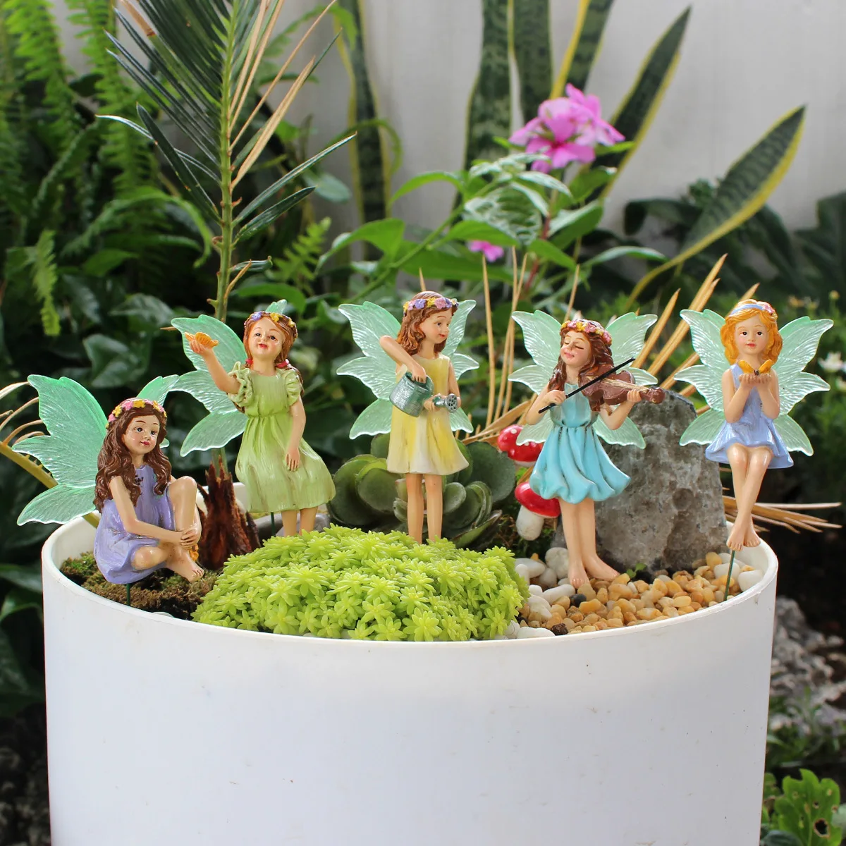‌Glowing Fairy Garden Stake - Fairy-Inspired Garden Decor for Outdoor