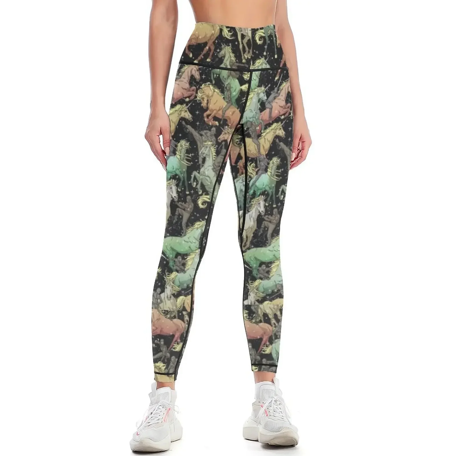 

Ninjas+Unicorns Leggings trousers fitness set gym Tight fitting woman push up fitness Womens Leggings