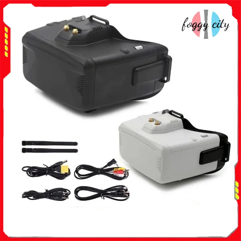 

Fpv Skyzone S/x 5.8g Headworn Video Glasses 720p High Definition Display Visual Traverse Aircraft Aerial Photography Fpv Glasses