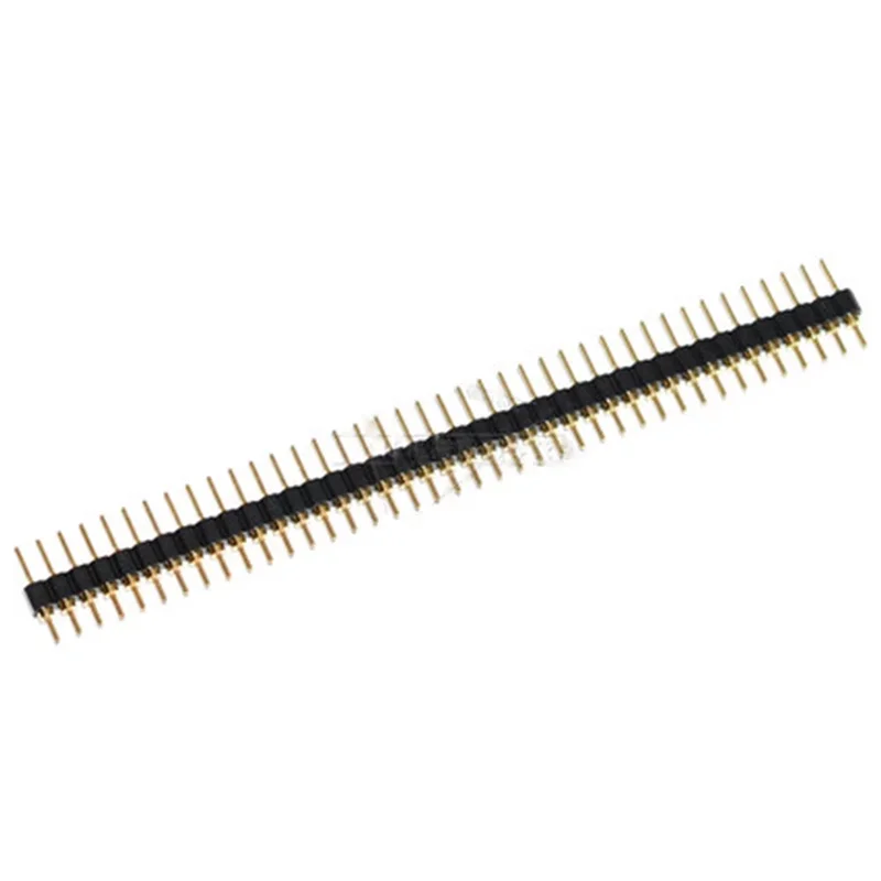 5pcs/lot 2.54mm Pitch Round Hole Pin Header Male Female Single Double Row 1*40P 2*40P Gold-plated Round Pin Header