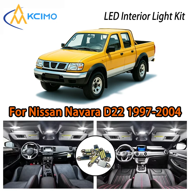 

LED Kit For Nissan Navara D22 1997-2004, Two Colors Super Bright Easy Install Atmosphere Interior Lights