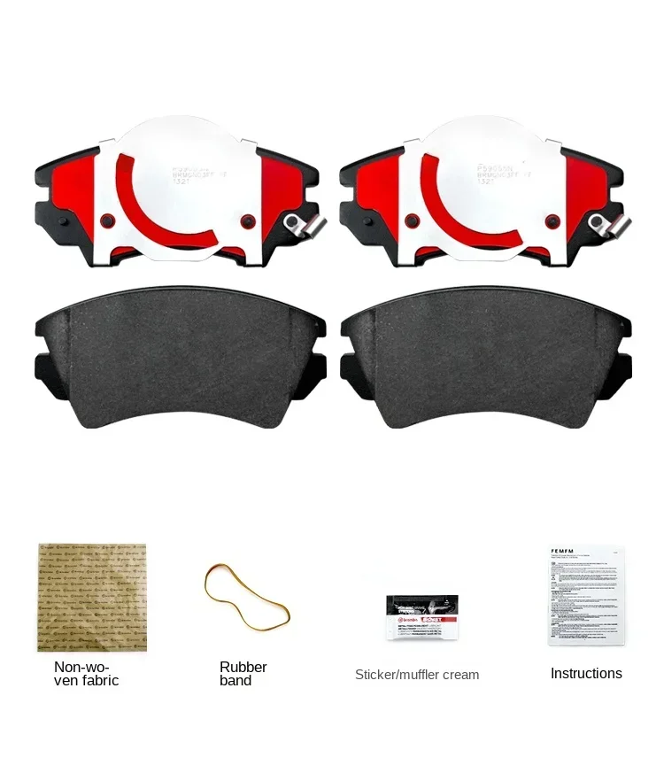 Ceramic front brake pads suitable for Buick New Regal/New LaCrosse/Chevrolet Malibu