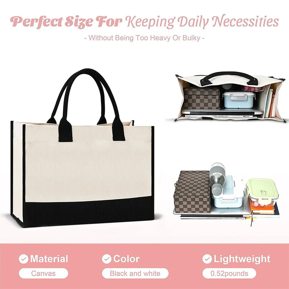 Women's Bag Large Size Shopping Bag Environmental Protection Large Capacity and Portable Storage Jute Bags Bride Series Print