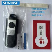 Motorcycle Remote Car Key For YAMAHA XMAX XMAX300 NVX NVX155 AEROX JAUNS QBIX TMAX530 TMAX560 ID49 Chip 433/315MHz