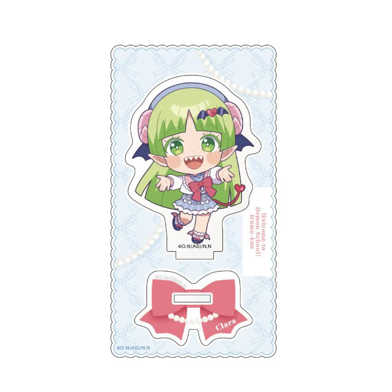 hier is het! Iruma-kun C107 Ver. Acg-standaard met bord Suzuki Iruma Figuur Acrylstandaard Clara Staande plaat Opera Speelgoedjongen