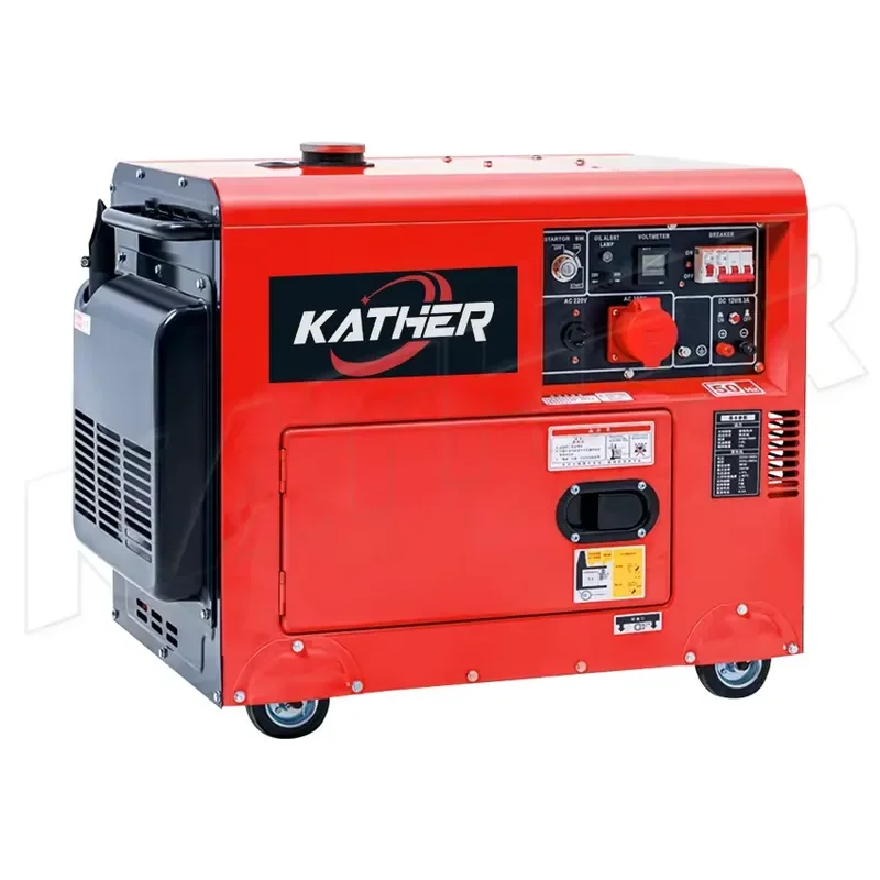 3kva 5kva 8kva 10kva Super Silent Generator 10kw Portable Generator Soundproof Alternator With Ats Auto Start 20kva