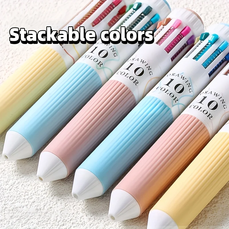 Strumento di scrittura fine da 6 pezzi con 60 colori per soddisfare le esigenze di disegno, adatto per journaling, diari, evidenziare, colorare,