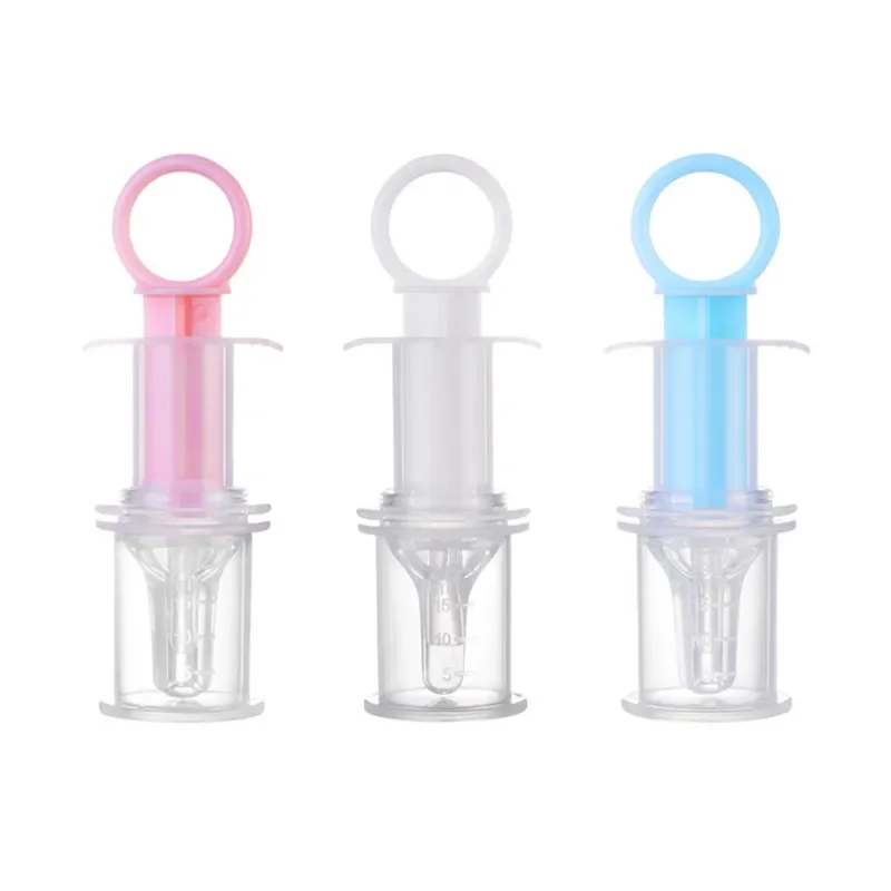 Needle Type Medicine Dispenser Feeder for Baby Kids Squeeze Syringe Medicine Dropper Dispenser Pacifier Feeding Utensils Bottle