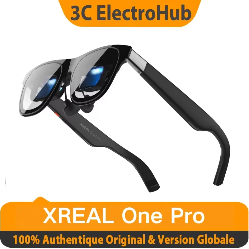 Xreal One Pro AR Glasses, 3 DoF natif, écran FHD 120 Hz, son Bose, lunettes XR pour iPhone 17/16, ROG, iOS M (IPD 57-66 mm