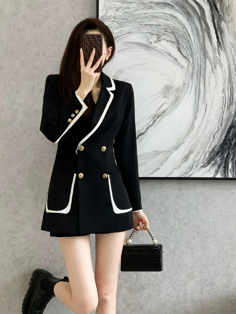 Insozkdg Autumn New Fashionable Elegant Blazer Unique Design Casual Versatile Youthful Jacket Women Female Office Lady Hot Sale