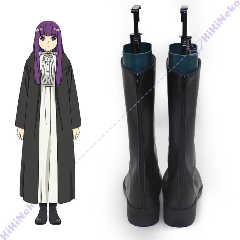 Chaussures de Cosplay Anime Frieren fougère, bottes de Cosplay pour fête d'halloween, femmes et hommes adultes