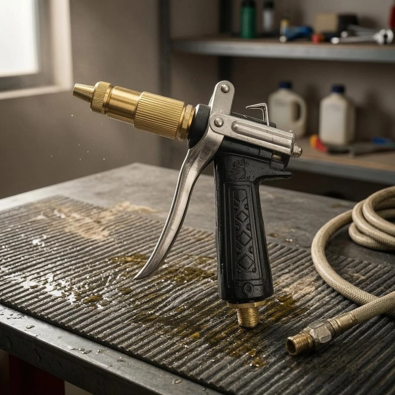 

High-pressure Washer Gun Locking Lever Trigger Style Cleaning Tool for Routine Maintenance and Multi-area Cleaning Jobs