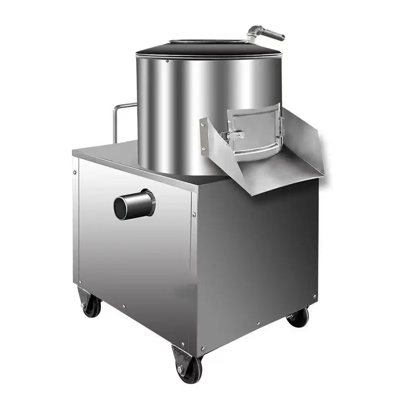 

Automatic Industrial Potato Ginger Washer Peeler And Slicer High Performance Brush Peeling Machine For Taro And Potato