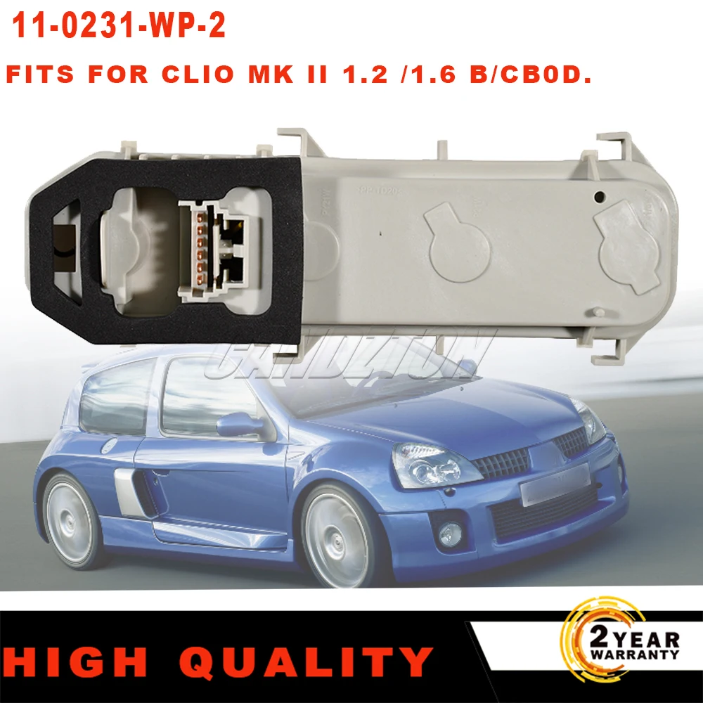For Renault Clio 2 1998-2010 New 1Pc Rear Lamp Tail Lights Bulb Holder 6 Pins Left Right 11-0231-WP-2 110231WP2 Car Accessories