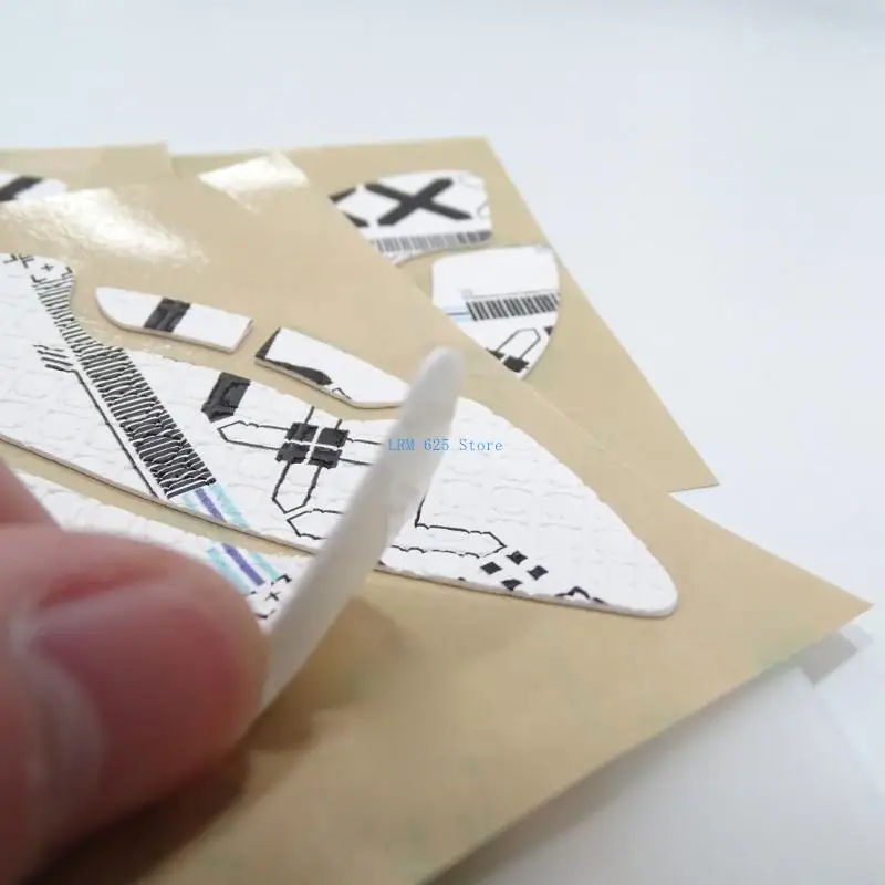 

41QA Handmade NonSlip Suck Sweat Mouse Skin Skates for DeathAdder Mouse Adhesive AntiSlip Grip Tape