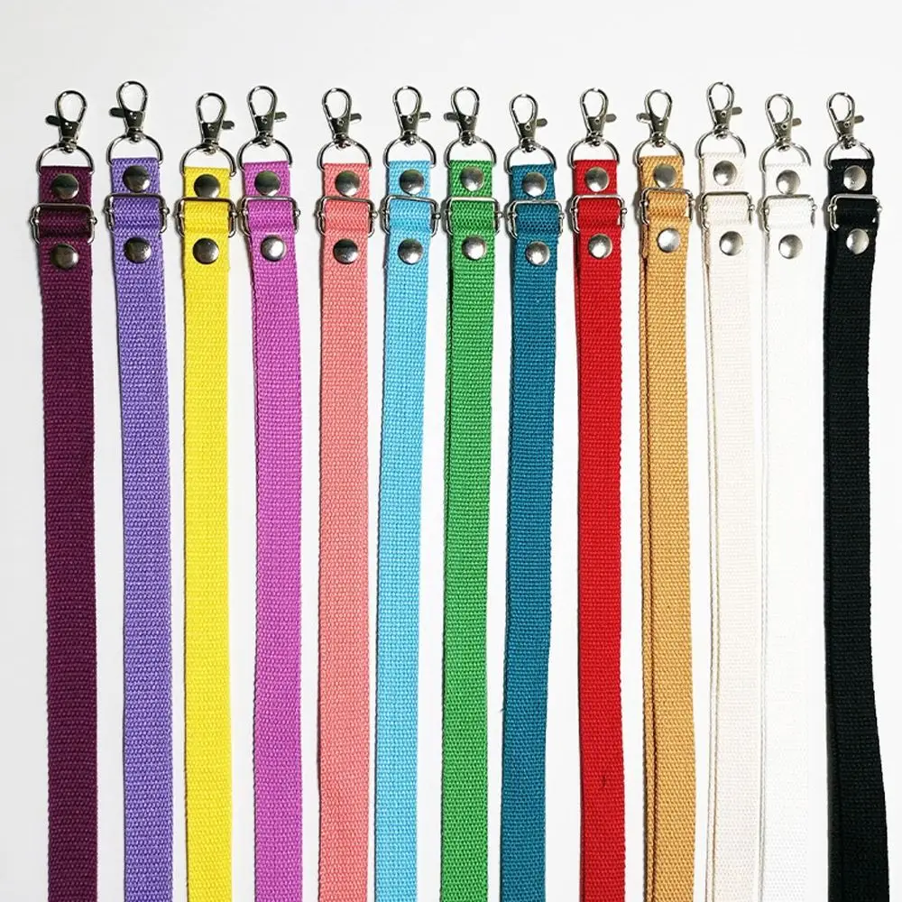 Bags Accessories 130cm Canvas Bag Strap Adjustable Rivet Reinforced Shoulder Bag Belts Replacement Bag Belt Women