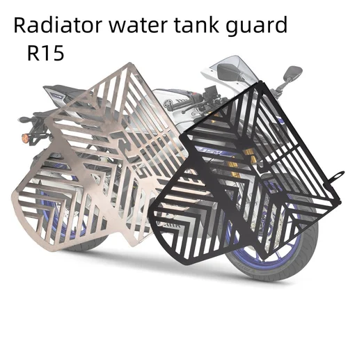 Para YAMAHA YZF R15 YZF-R15 YZFR15 V3 2017-2021 2019 2020 cubierta protectora para parrilla de motocicleta protección protector de tanque de agua