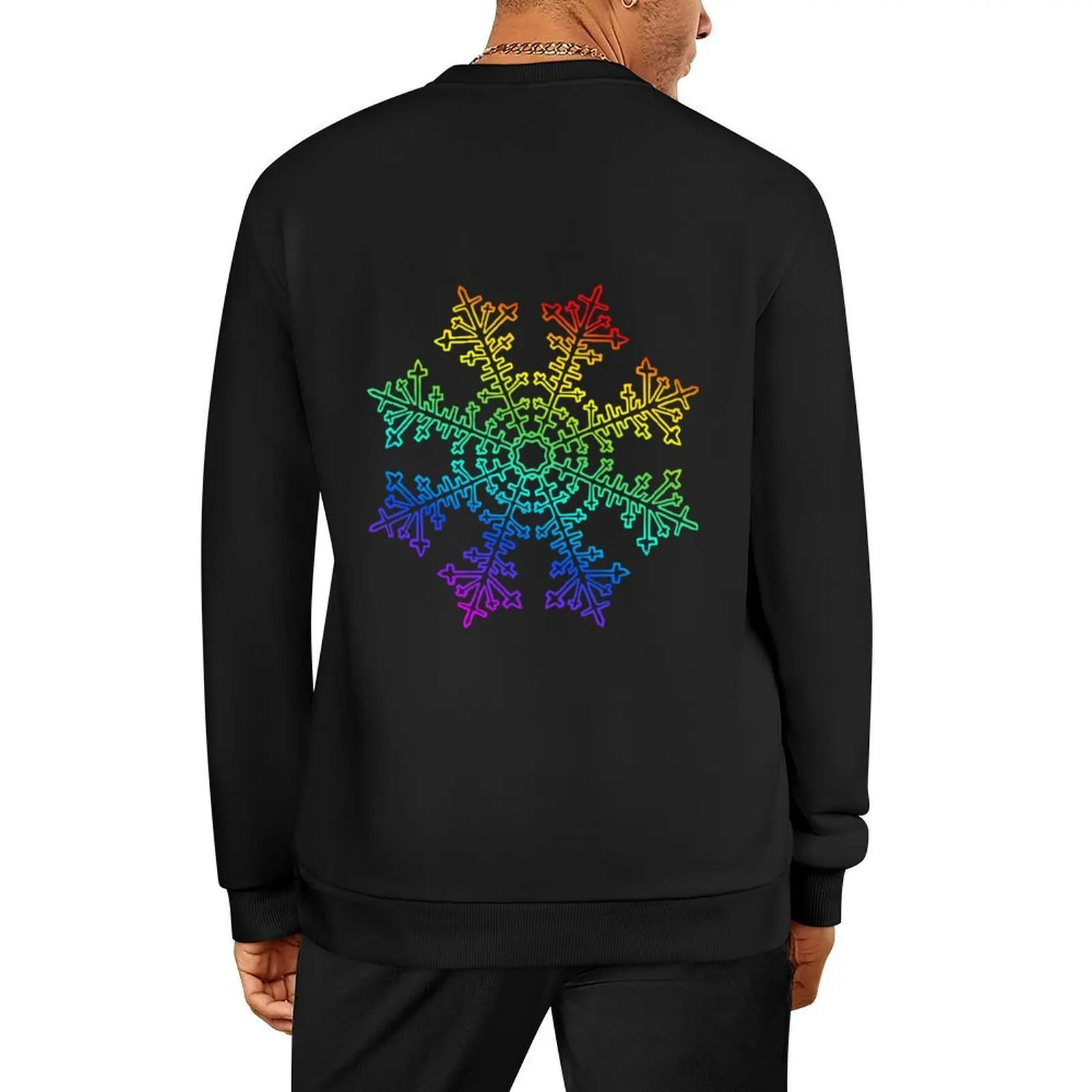 

LGBTQ Christmas, Gay Christmas, Lesbian Christmas, Rainbow Snowflake, Ugly Christmas Sweater Pullover