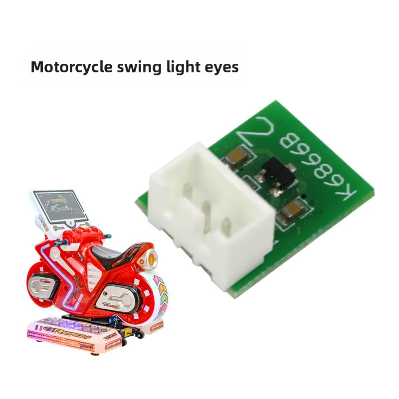 Coin Operated Motorcycle Game Machine with Swing Light Eye for Kids Racing Arcade Coin Operated Games
