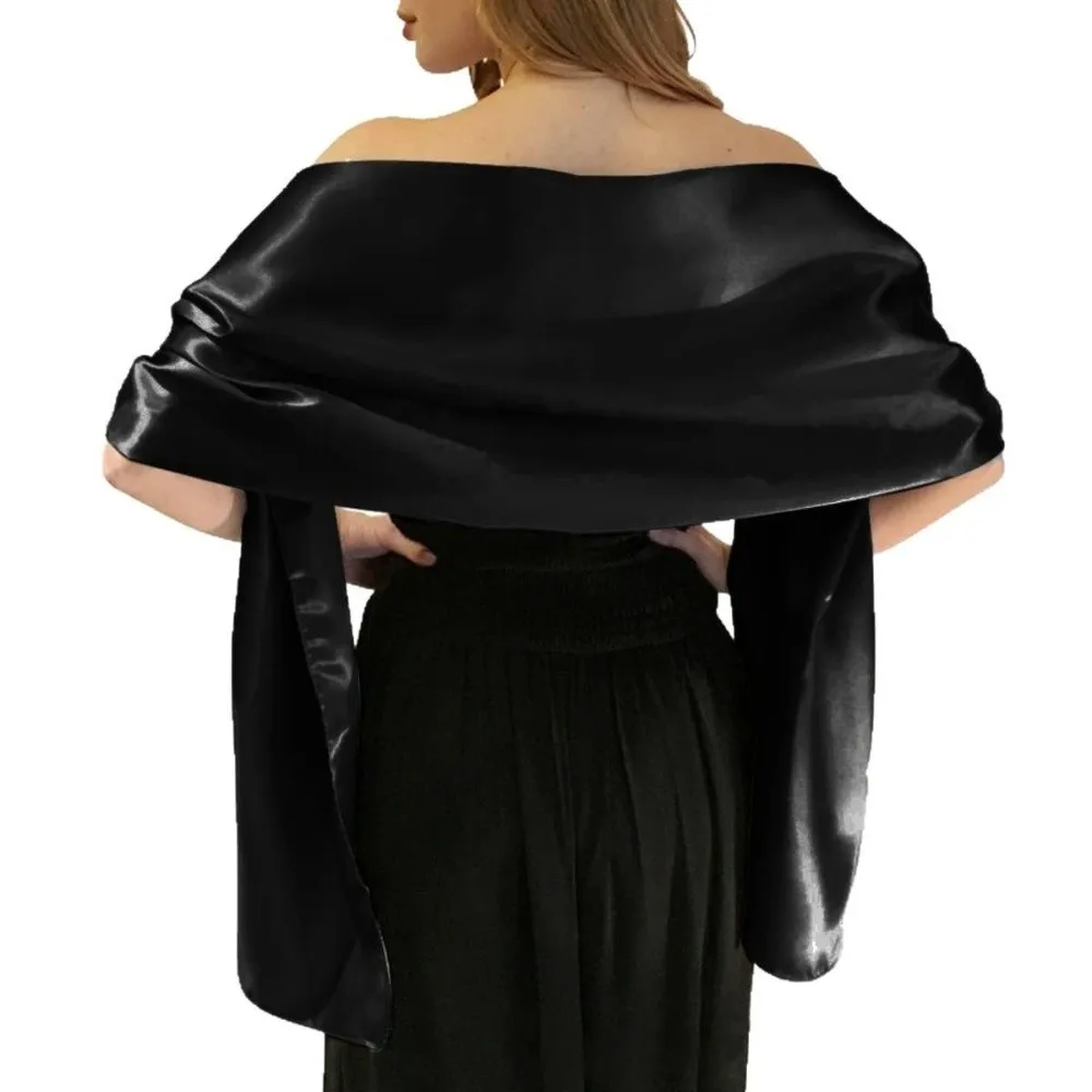 

Fashion Soft Chiffon Women Chiffon Shawl Wraps Lightweight Elegant Bridesmaid Shawl Scarfs Long Evening Shawl Wedding