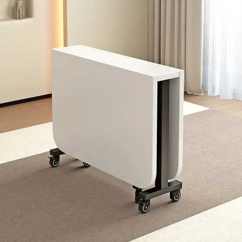 Dining Table, Dining Table, Table, Small Apartment, Household, Movable, Retractable, Rectangular, Table and Chairs, Foldable