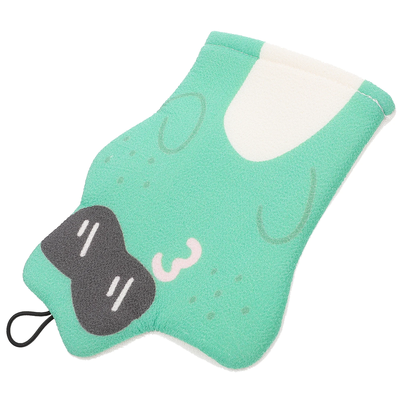 

Shower Mittens Bathing Gloves Exfoliating Body Scrubber Skin Cleansing Supplies Deep Green Reusable Bath Mesh Sponge