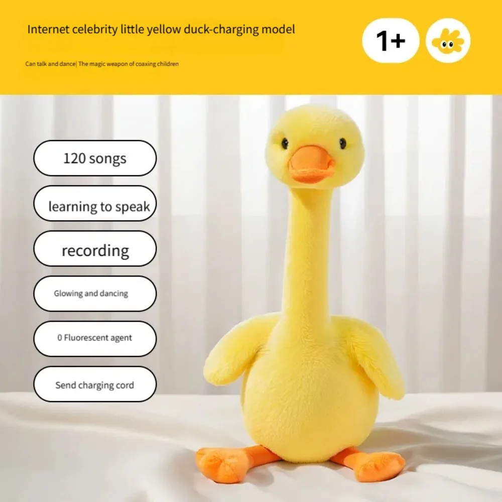 Dancing Duck Electric Duck English Version Recording Repeating Dancing Talking Duck Singing Interactive Repeating Talking Duck