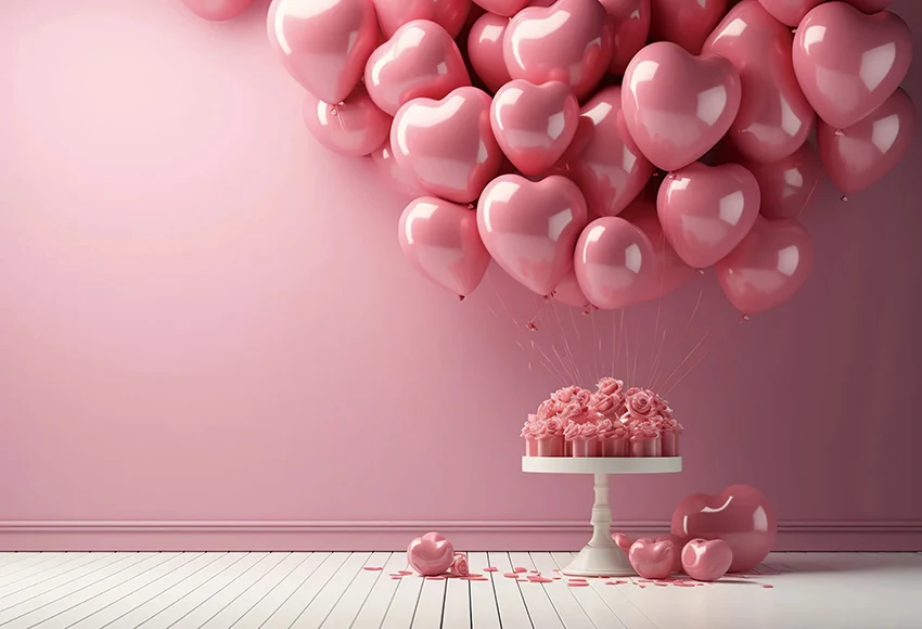 Mehofond 발렌타인 데이 사진 배경, 러브 하트 꽃 벽, 로맨틱 발렌타인 초상화 장미 꽃 장식 배경