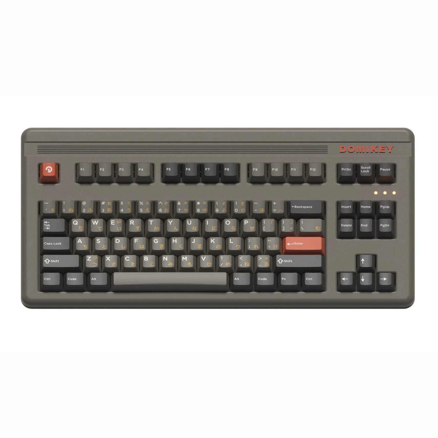 Domikey Dolch-Capuchons de clavier ABS double injection, capuchons de continent racine japonais, kit ISO sans profil