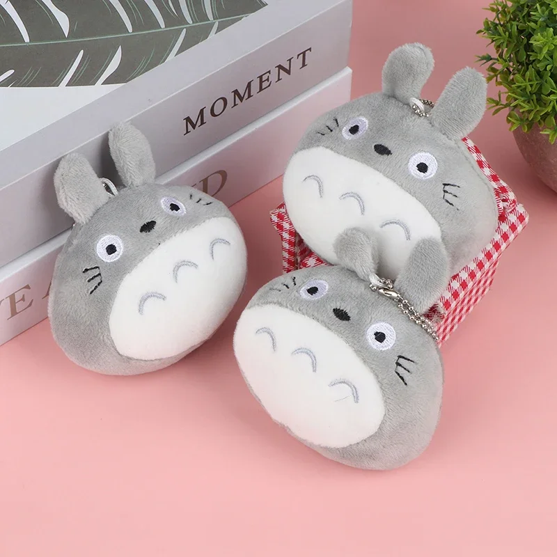 Cartoon Totoro Keychain Cute Doll Keyring Fashion Couple Bag Ornament Key Chain Car Pendant Gift Props Jewelry Accessory view 4