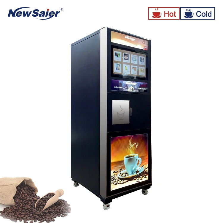 commercial automatic coffee vending machines in bus stop subway