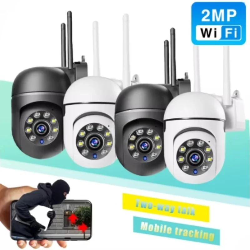 

New HD Wifi Surveillance Camera 1080P Security Protection IP Camera Wireless Monitor Smart Color Night Vision Outdoor Waterproof