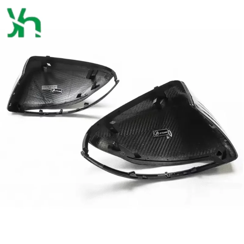 لمرسيدس بنز W222 W213 X205 W238 W205 C S GLC E AMG حافظة مرآة الباب غطاء مرآة من ألياف الكربون الجافة