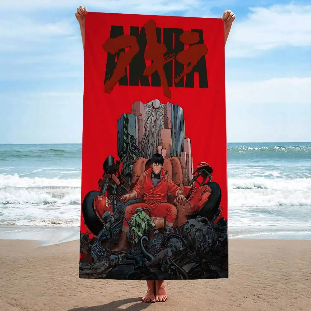 Classic Anime A-Akira Microfiber Beach Towel Absorbent Quick dry Soft Yoga Swimming Resort Mountain Climbing Towel
