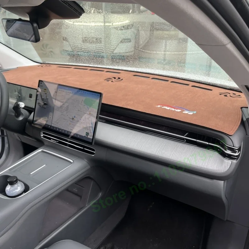 

Противоскользящий коврик из замшевой кожи для Xpeng G6, защита от солнца, теплоизоляция, украшение интерьера автомобиля, солнцезащитный коврик