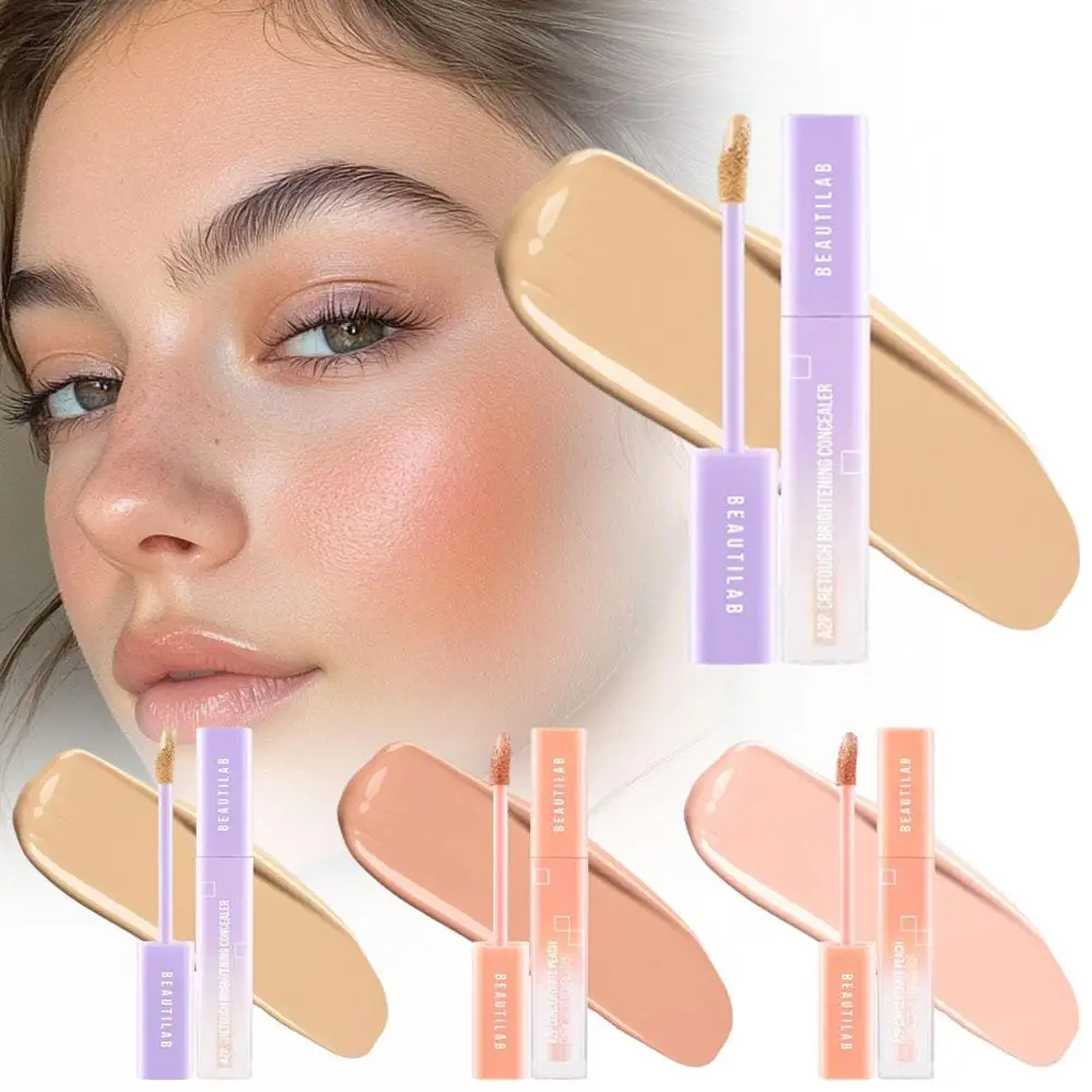 Lightweight Liquid Concealer Full Coverage Cover Spots Acne Marks Dark Circles Brighten Skin Tone Long Lasting Natural Makeup