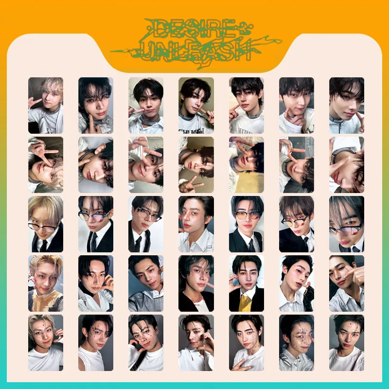 

Kpop Album DESIRE UNLEASH Photocards SUNOO JUNGWON ENGENE WEVERSE Ver Card Korean Style LOMO Card JAKE JAY Fans Collection Gift