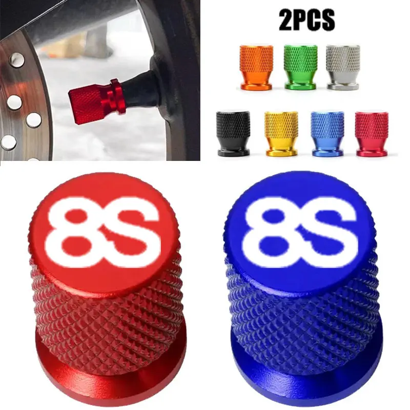 

2PCS Motorcycle Accessories Tire Valve Caps For SUZUKI GSX-8S GSX8S GSX 8S GSXR