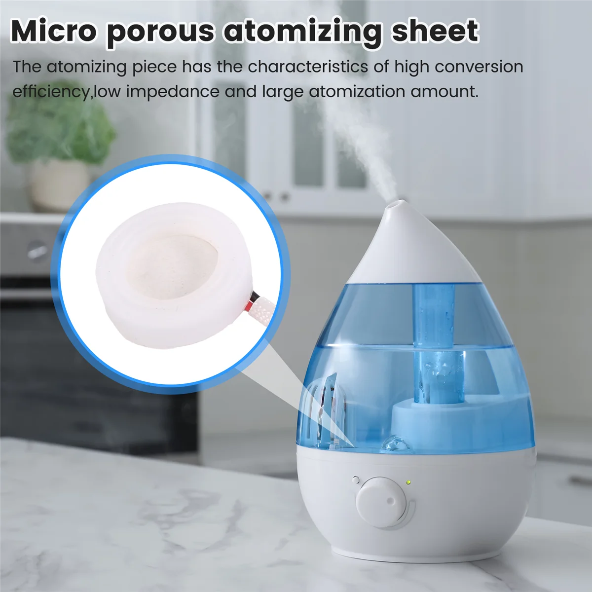 5 uds 16mm 1,7 MHz generador de niebla ultrasónica transductor humidificador piezas cabezal de pulverización caliente
