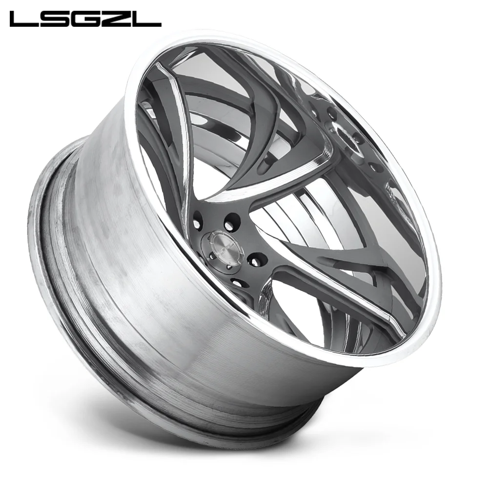 

LSGZL Factory Deep Lip Customized 20 21 22 24 26 Inch Forged Alloy Rim Wheels