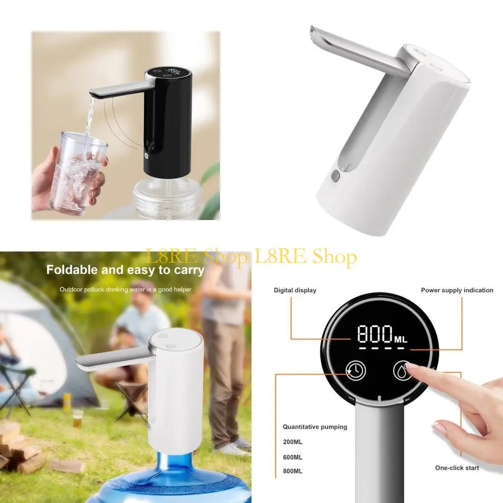 L8RE Rechargeable Water Dispenser Quantitative Foldable Portable Water Dispenser
