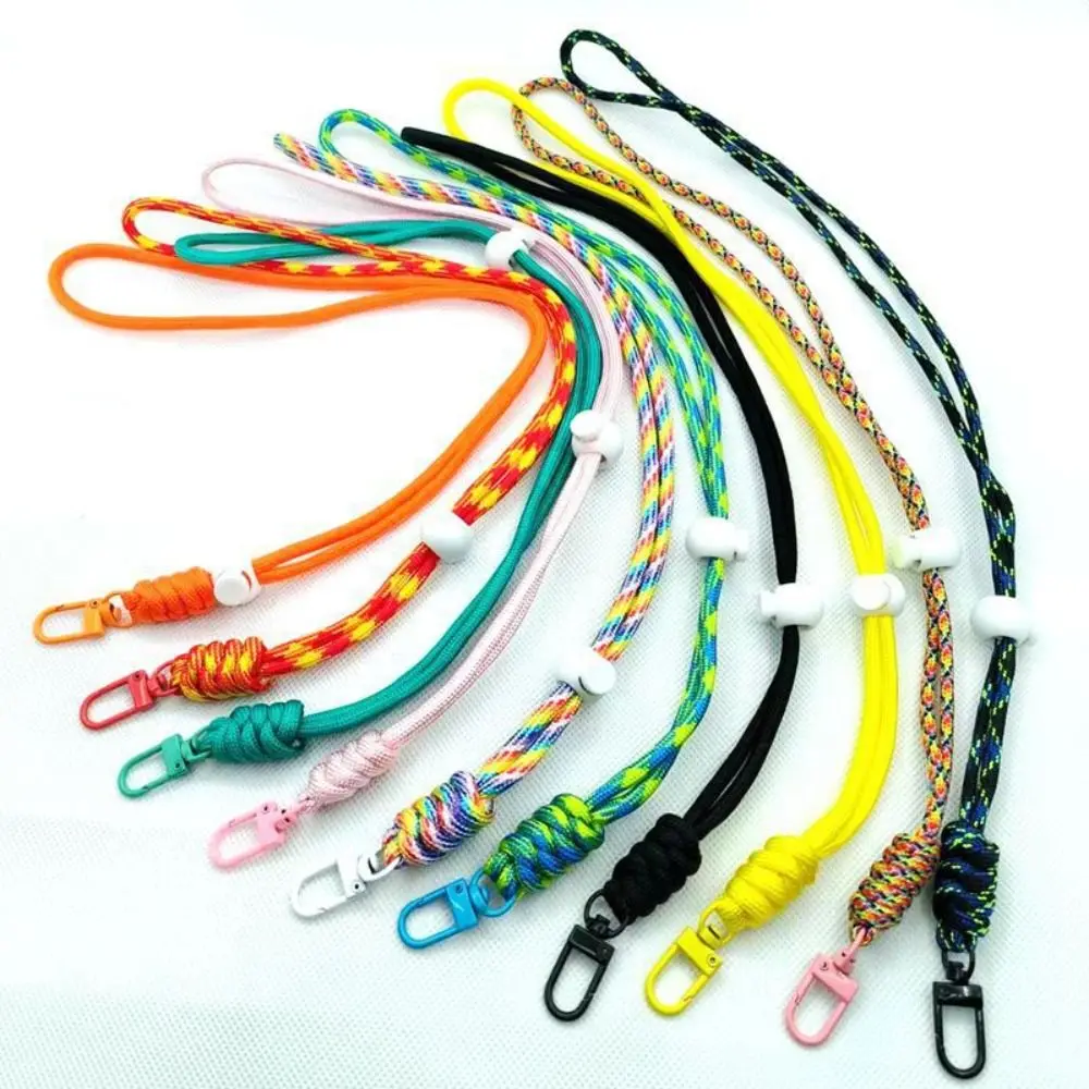 25cm Paracord Keychain High Quality High Strength 10 Styles Parachute Cord Keychain Backpack Key Ring Outdoor Tool