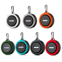 Bluetooth Speaker Wireless Waterproof Suction Cup Outdoor Sports Sound Box Mini Subwoofer For Shower Car Smart Phone MIC TF C6