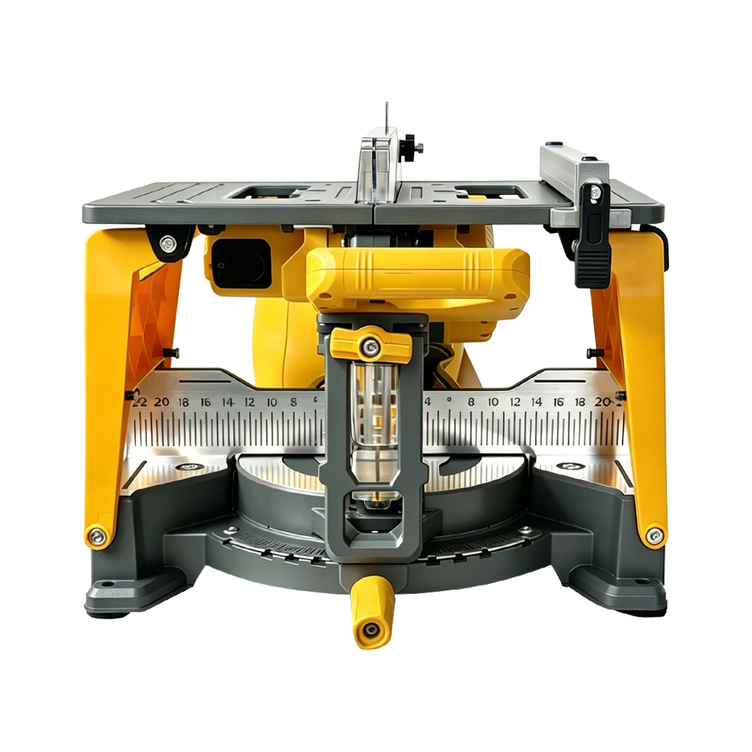 Heimerdinger 220V 255mm 2200W Dust-free Saw Table Floor Electric Saw Woodworking Decoration Miter Saw