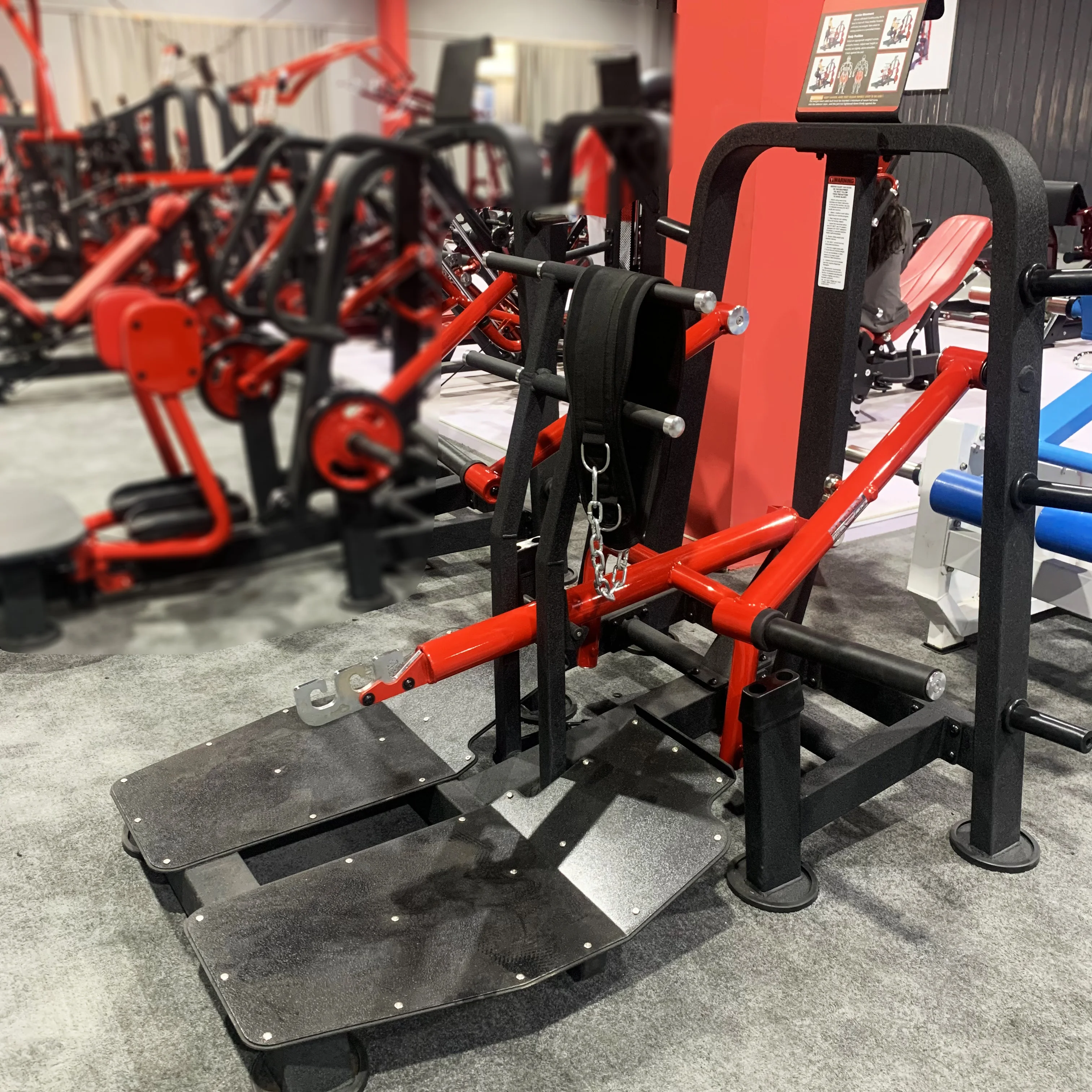 

Muscle Training Gym Fitness Equipment Commercial Belt Squat Machine Plate Loaded Gym Equipment Belt Squat Plate Loaded Machines